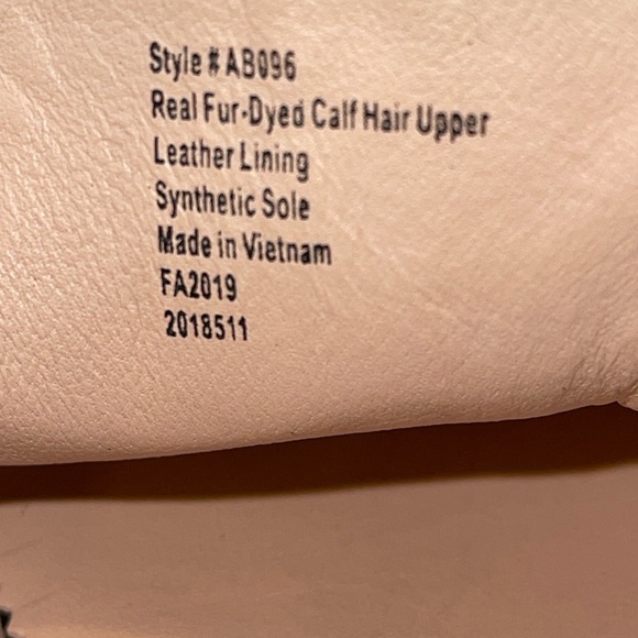 J Crew Women's Shoes Size 10 Animal Print Dyed Calf Hair Slip On Slide Comfort - Picture 9 of 11